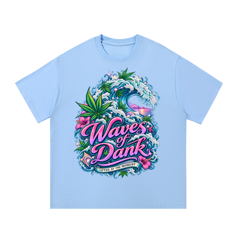 Waves of Dank × Lifted at the Moment — High Tide T-Shirt view 5