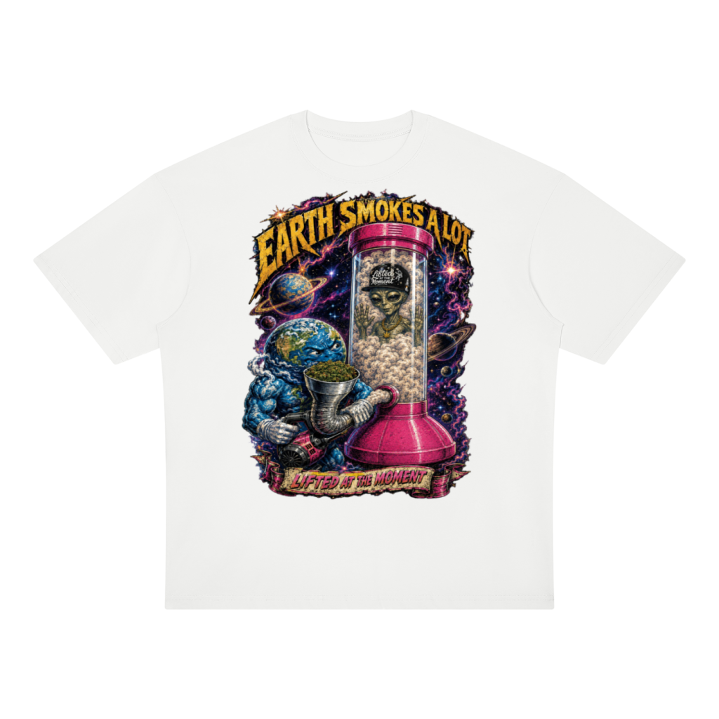 Earth Smokes × Lifted at the Moment — Planetary Hotbox T-Shirt