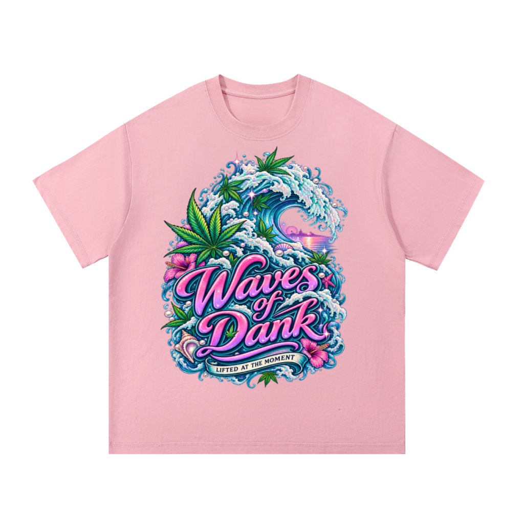 Waves of Dank × Lifted at the Moment — High Tide T-Shirt view 3