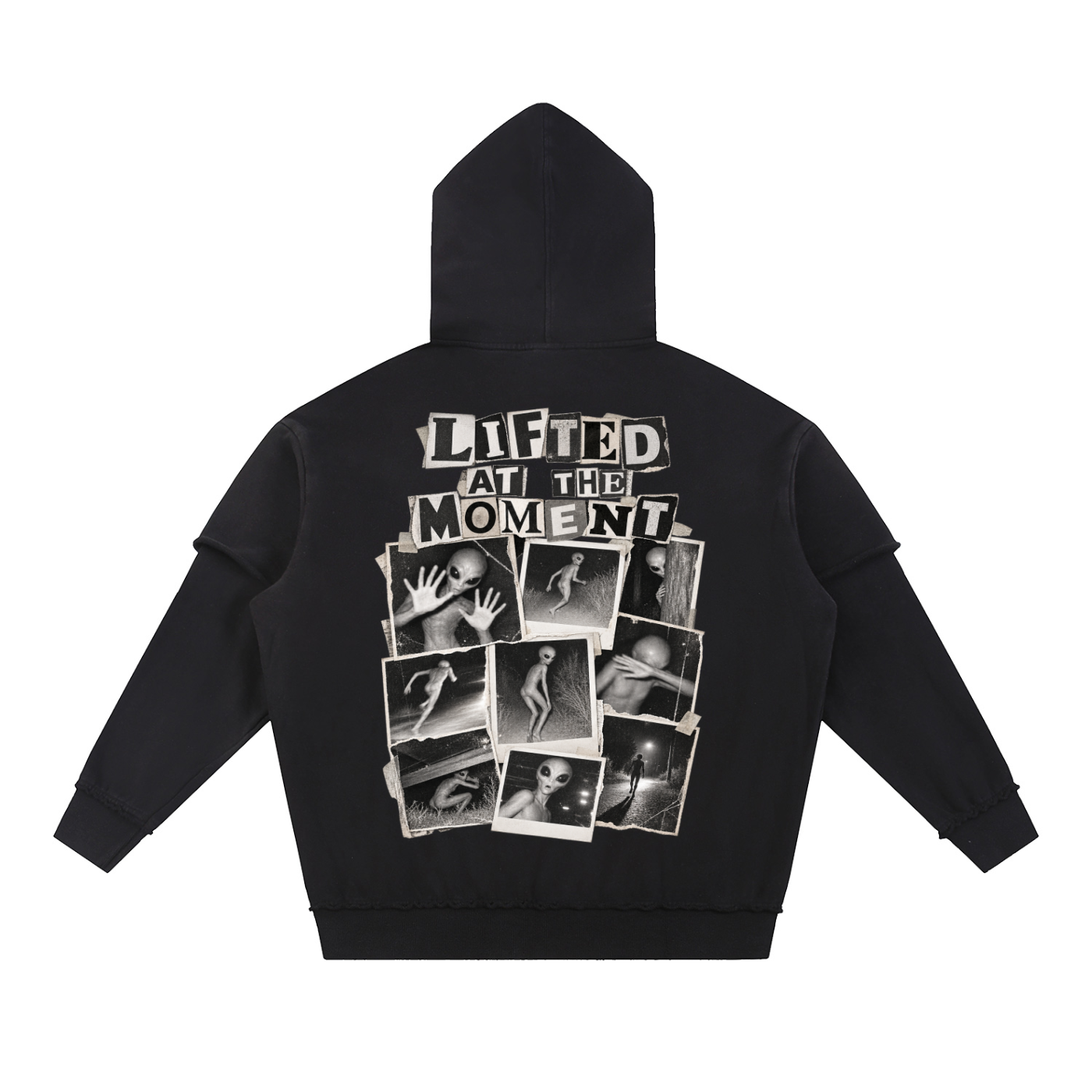 Lifted Encounters Sunfade Faux Two-Piece Hoodie view 2